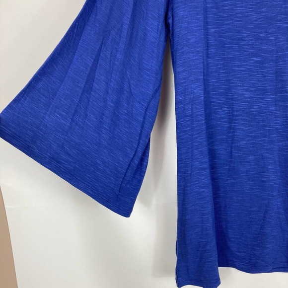 Soft Surroundings V-Neck Tunic Blouse Lightweight - Picture 3 of 6